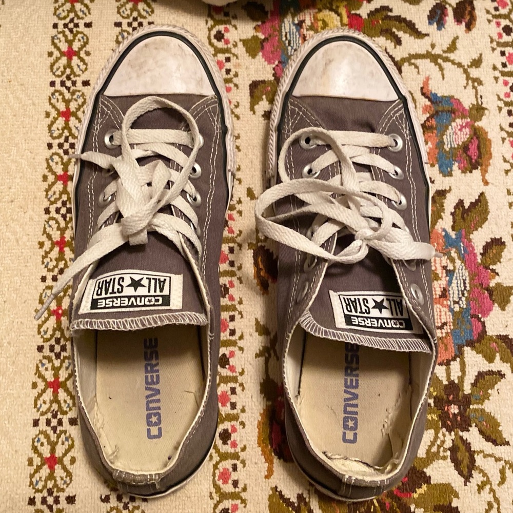 Gray Converse.